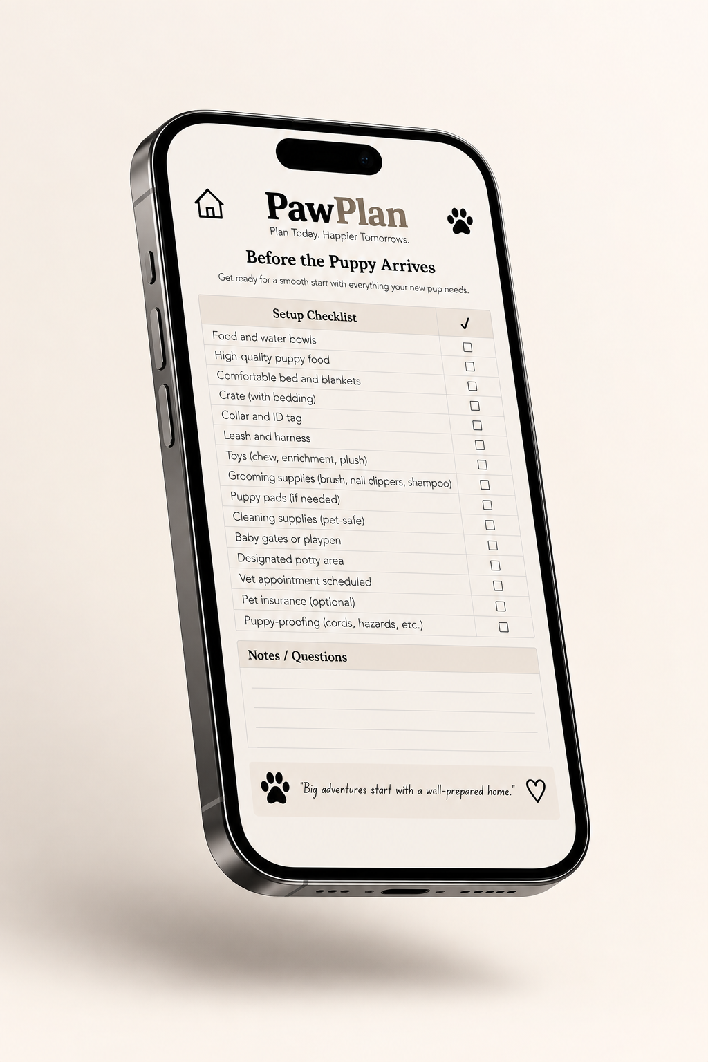 PawPlan App