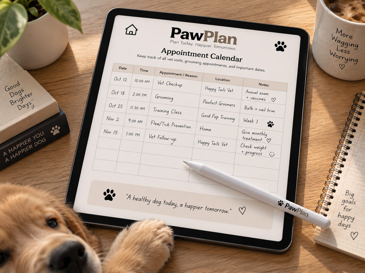 PawPlan Puppy Planner