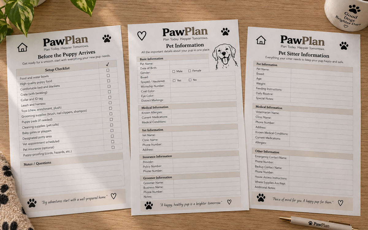 PawPlan Puppy Planner